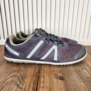 Xero HFS Mens Sz 9.5 Gray Barefoot Minimalist Road Running Shoes Breathable Gym